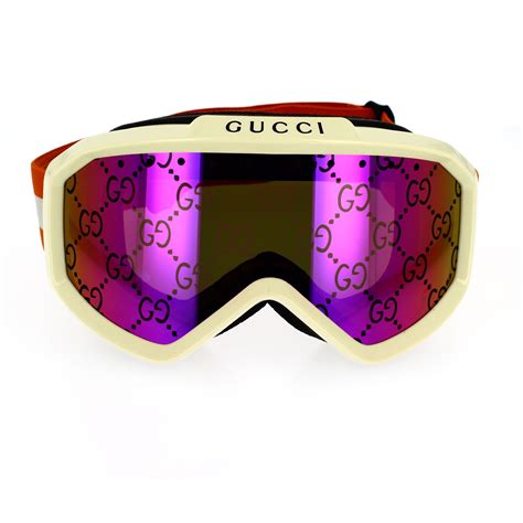 occhiali snowboard gucci|Gucci mirrored glasses.